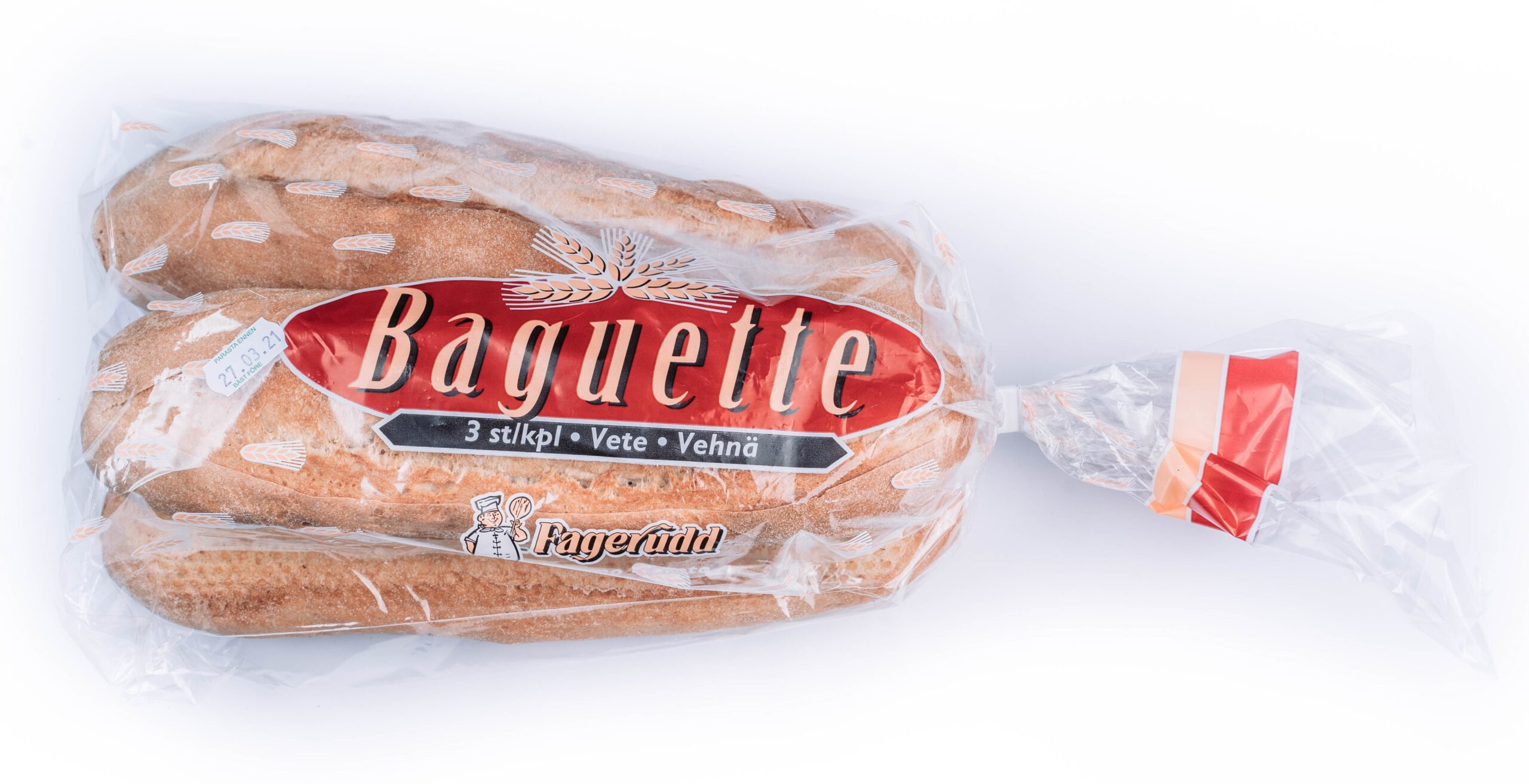 Vehnäbaguette 3kpl